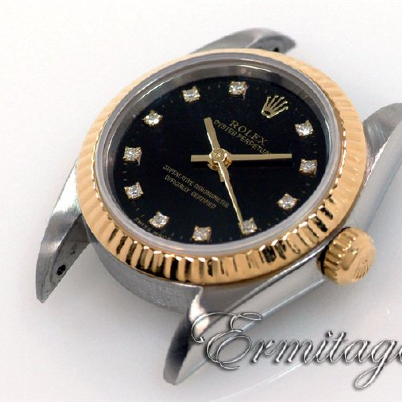Black Diamond Dial Rolex Oyster Perpetual 76193